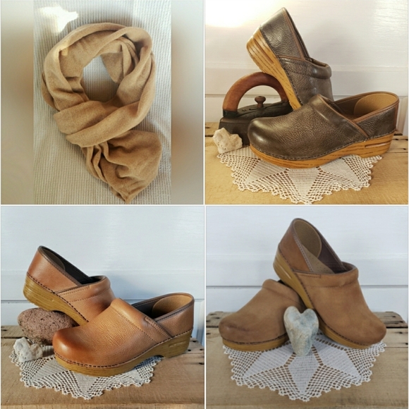 Dansko Honey Suede Clog Burnished Nubuck Pro Distressed Heritage Granny 38/7.5-8 - Picture 3 of 15